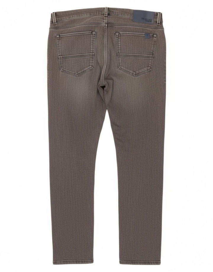 TRUSSARDI Mens Jeans Slim IT 52 XL W38 L32 Algodão Cinza