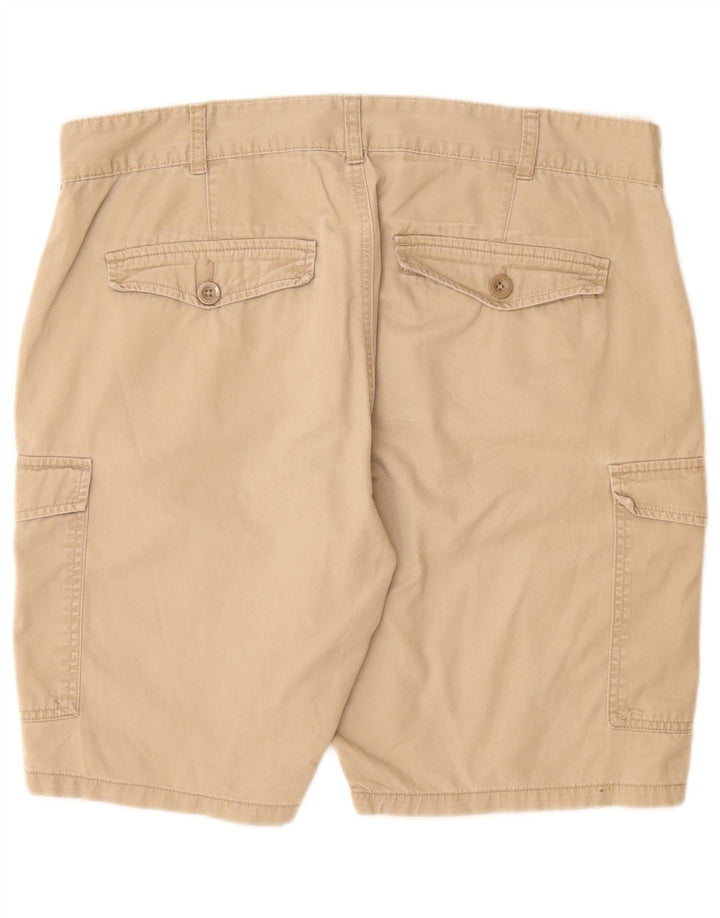 Shorts cargo masculino Mountain Warehouse W36 grande algodão bege