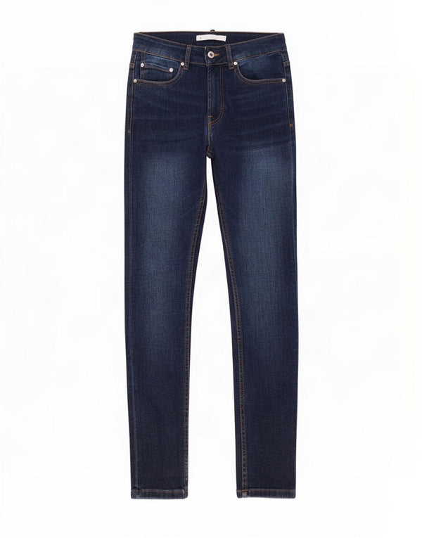 Zara Mens Skinny Jeans EU 36 XS W29 L29 Azul Marinho Algodão