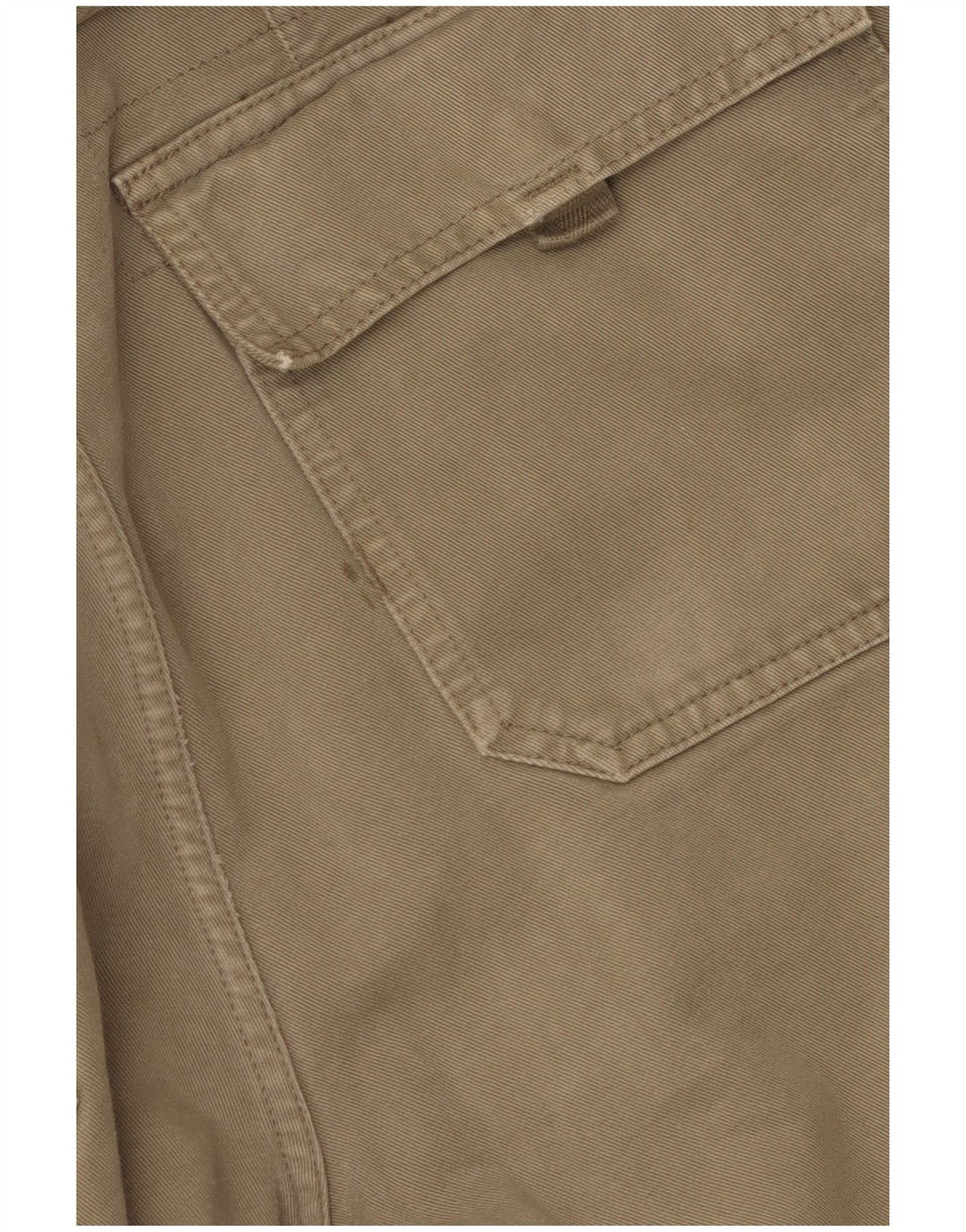 Calça cargo masculina Carrera reta W38 L33 algodão cáqui