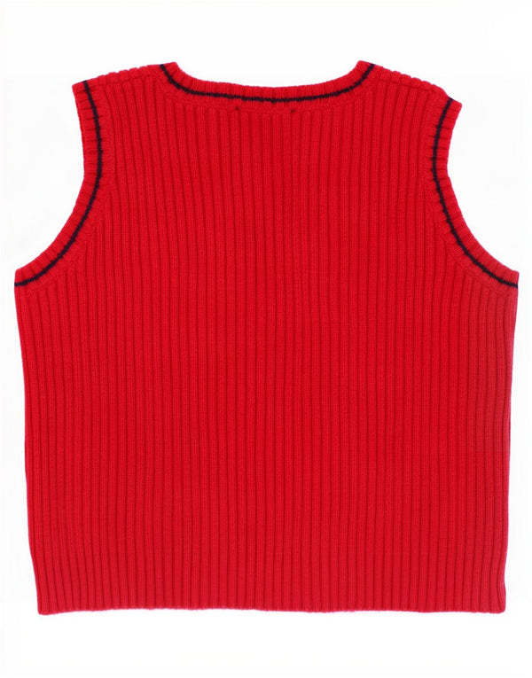 Ralph Lauren Boys Colete Regata 3-4 Anos Algodão Vermelho
