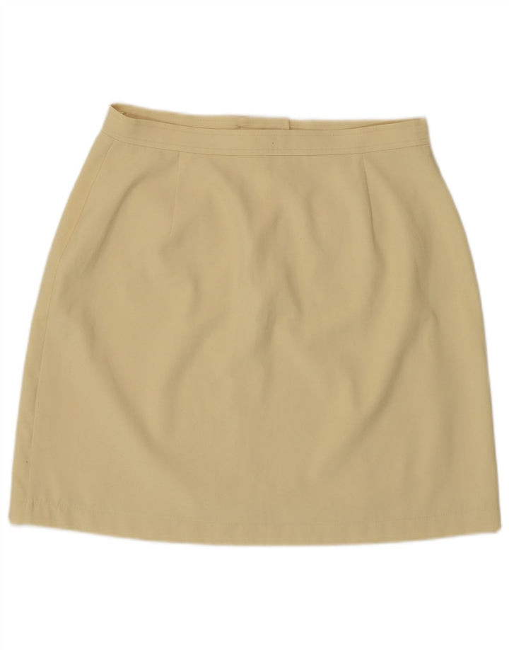 Mini saia feminina Zabaione EU 40 Médio W30 Amarelo
