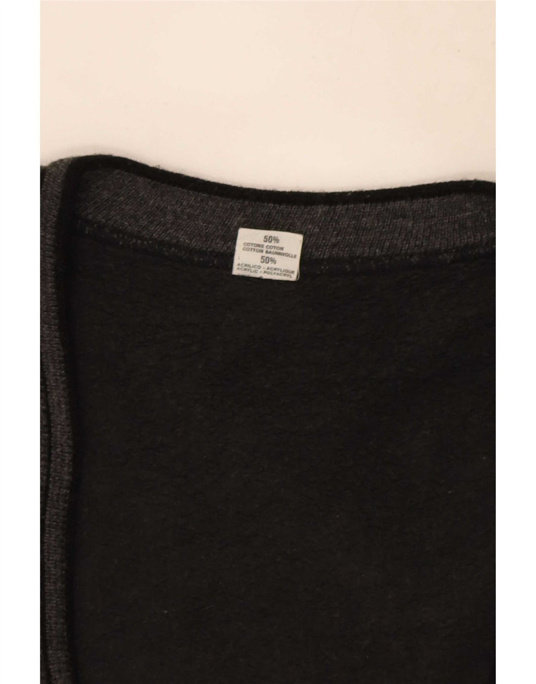 Suéter Cardigan Masculino Vintage XL Algodão Cinza