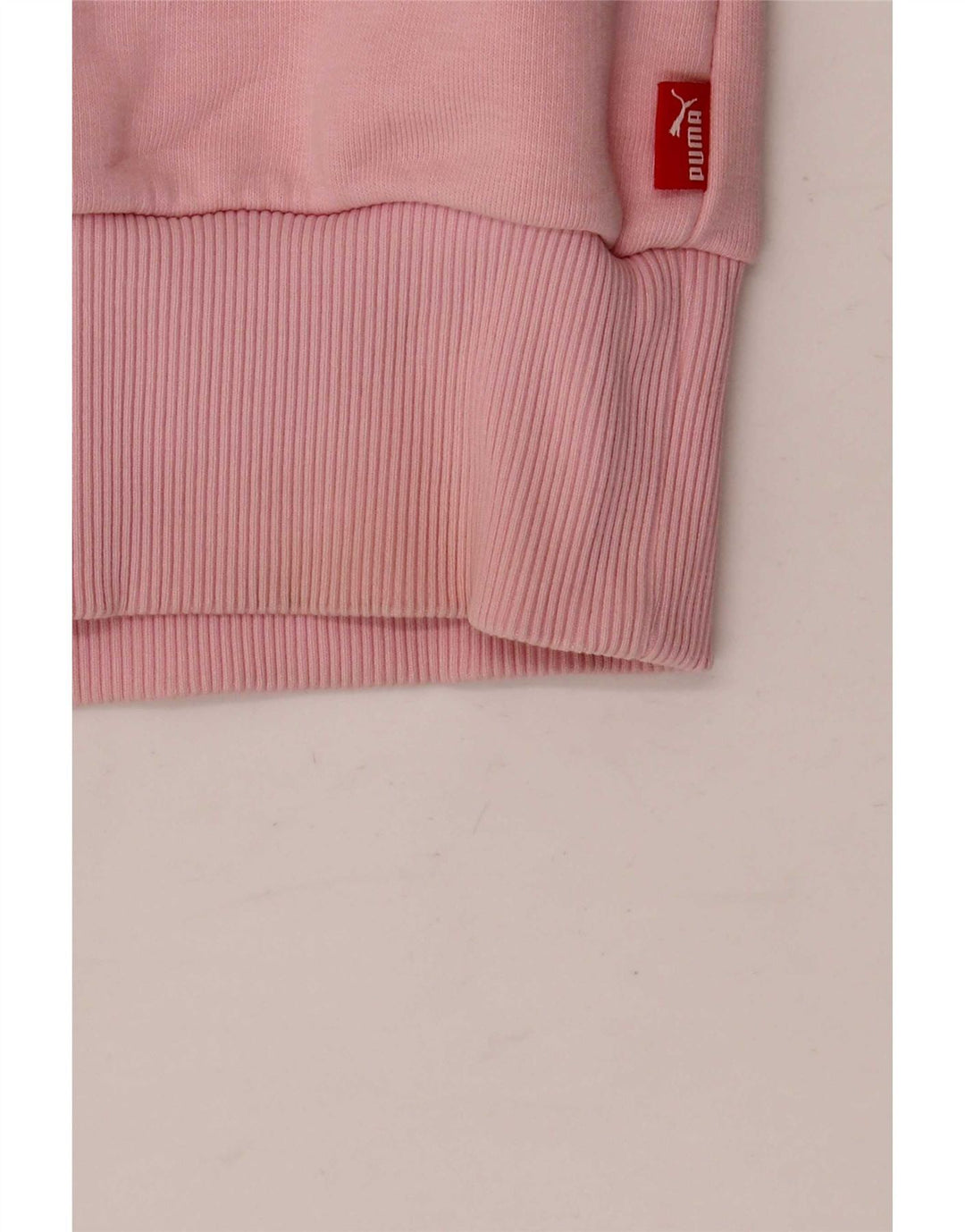 Puma feminino gráfico moletom com capuz UK 12 médio rosa