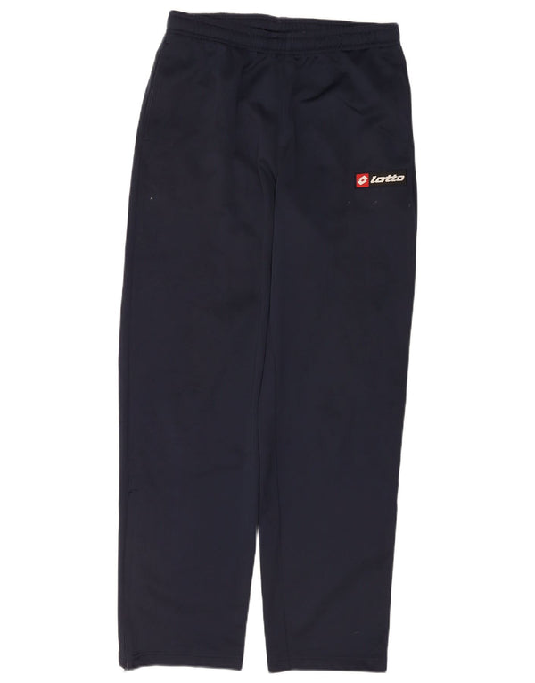 Calça de treino masculina Lotto UK 38/40 poliéster azul marinho médio