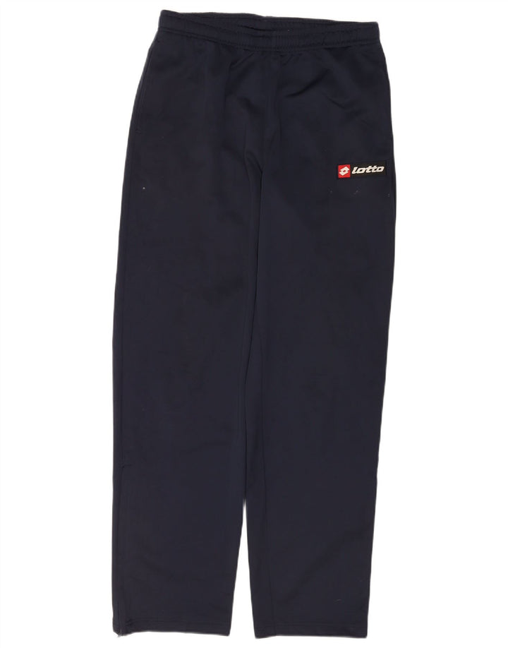 Calça de treino masculina Lotto UK 38/40 poliéster azul marinho médio