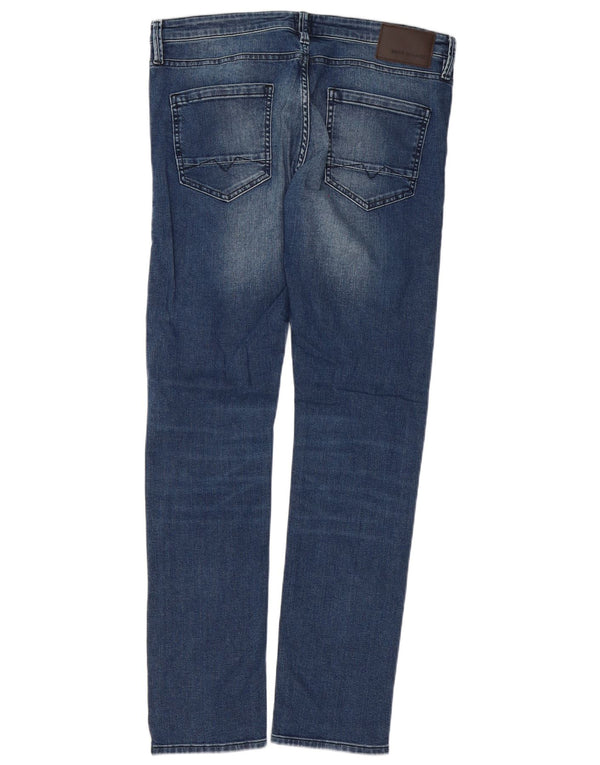 Hugo Boss Mens Jeans Skinny W34 L32 Azul Algodão