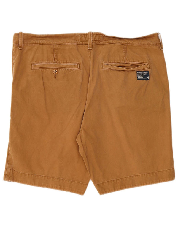 Shorts chino masculino SUPERDRY 2XL W42 algodão bege