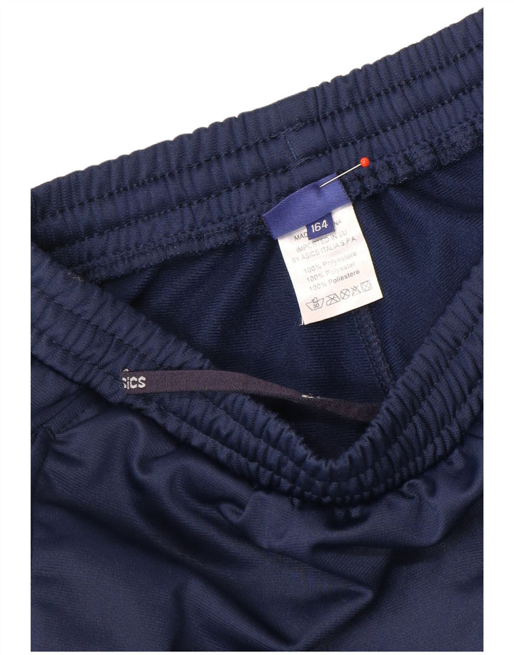 Calças de treino Asics Menino 15-16 anos azul marinho poliéster