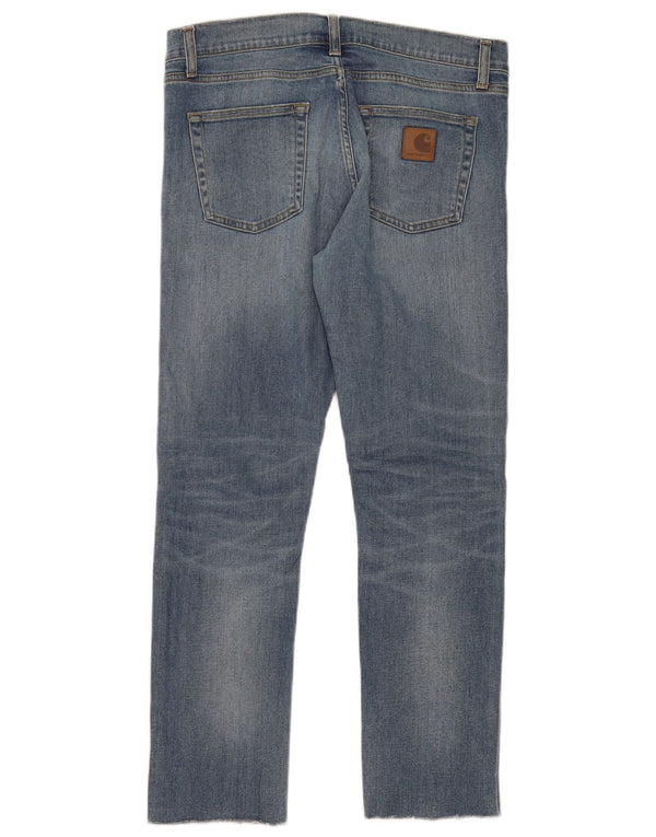 CARHARTT Mens Wip Slim Jeans W34 L29 Azul