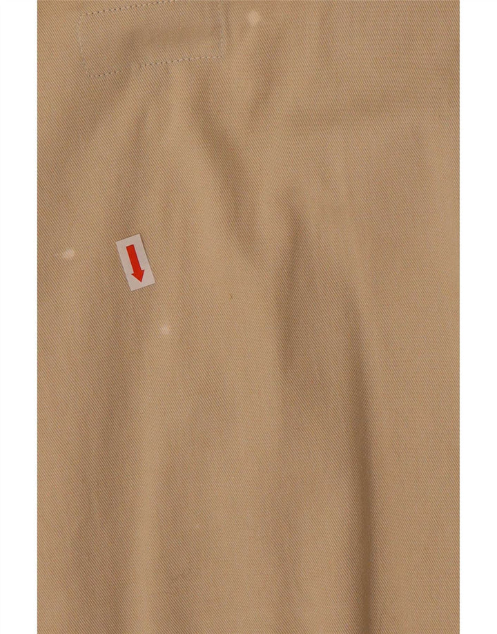 Colete utilitário masculino vintage UK 38 algodão bege médio