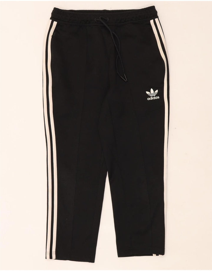 Calças de treino femininas ADIDAS UK 6 XS preto poliéster