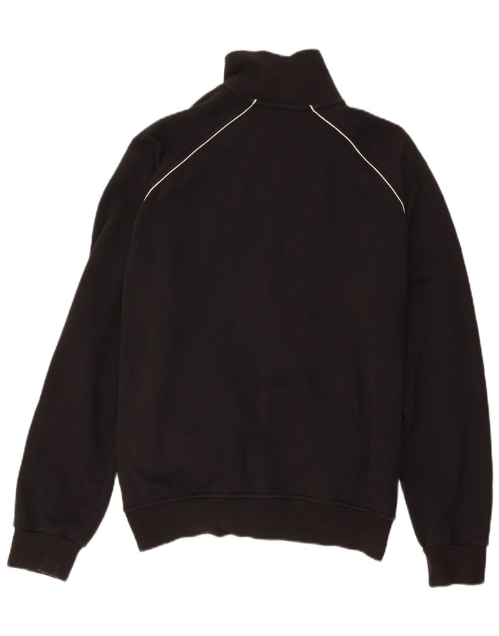 Puma Mens Graphic Tracksuit Top Jaqueta Grande Algodão Preto