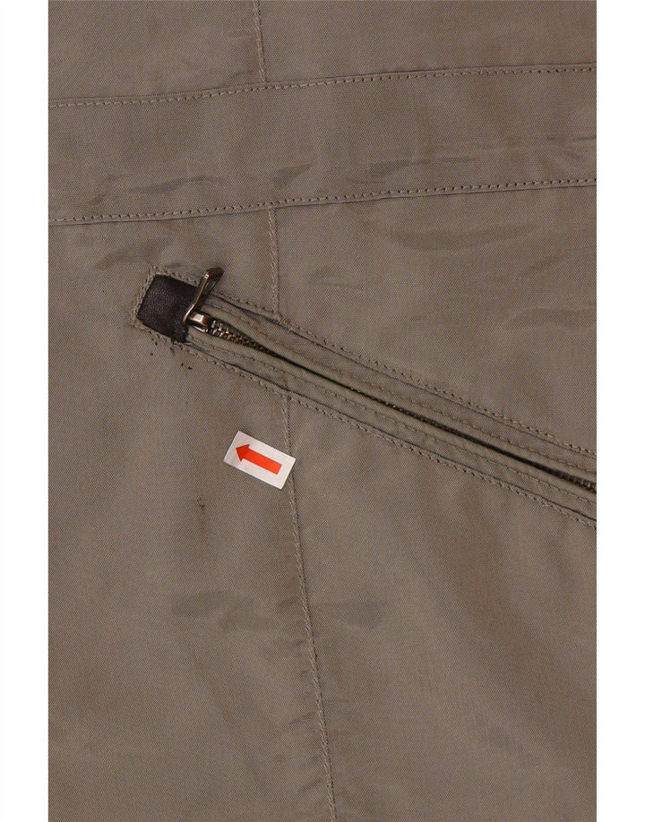 Geox Mens Respira Utility Jacket UK 46 3XL Cinza Poliamida