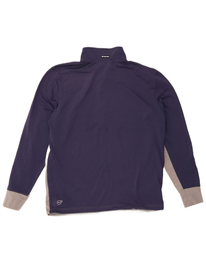 Pulôver masculino com gola zip e agasalho top médio
