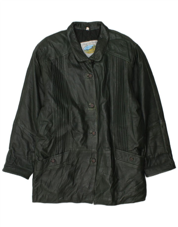 Sobretudo feminino VINTAGE IT 46 grande verde