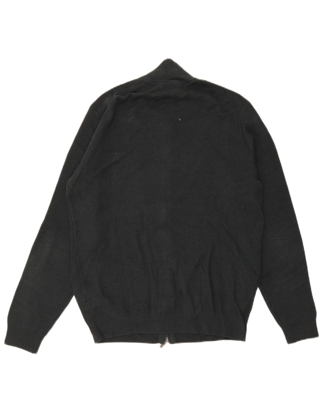 Suéter cardigã masculino Massimo Dutti algodão verde médio