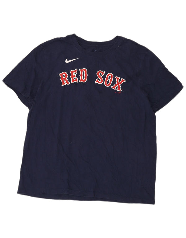 Camiseta Nike Masculina Red Sox Graphic Top XL Azul Marinho
