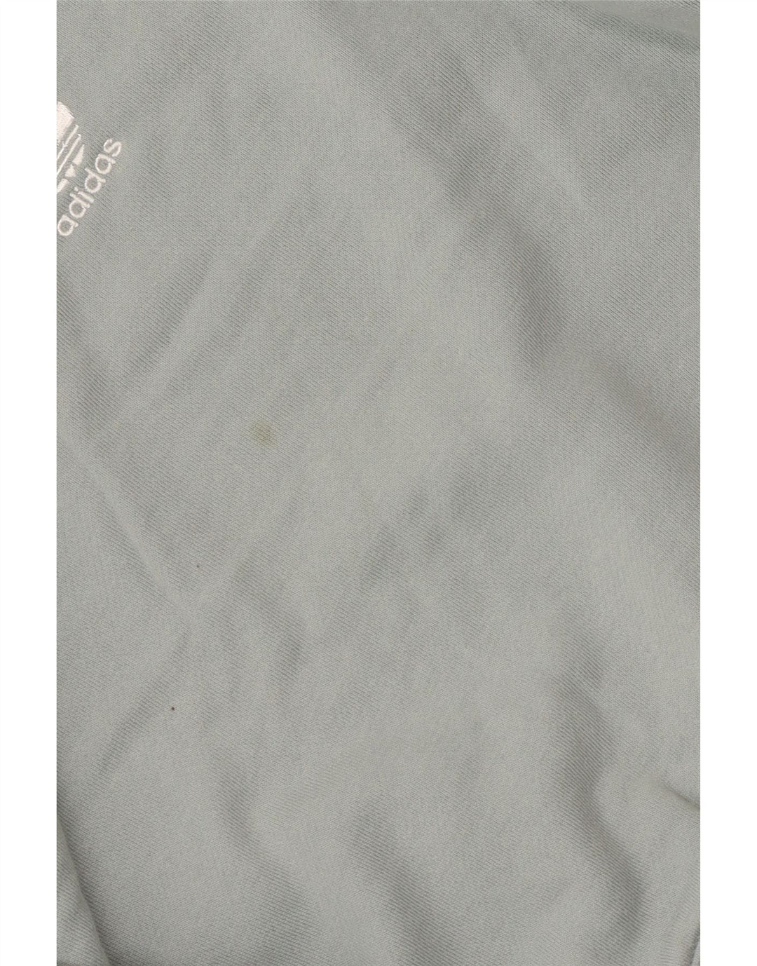 Adidas Womens Crop Oversized Moletom Jumper UK 6 XS Azul Algodão