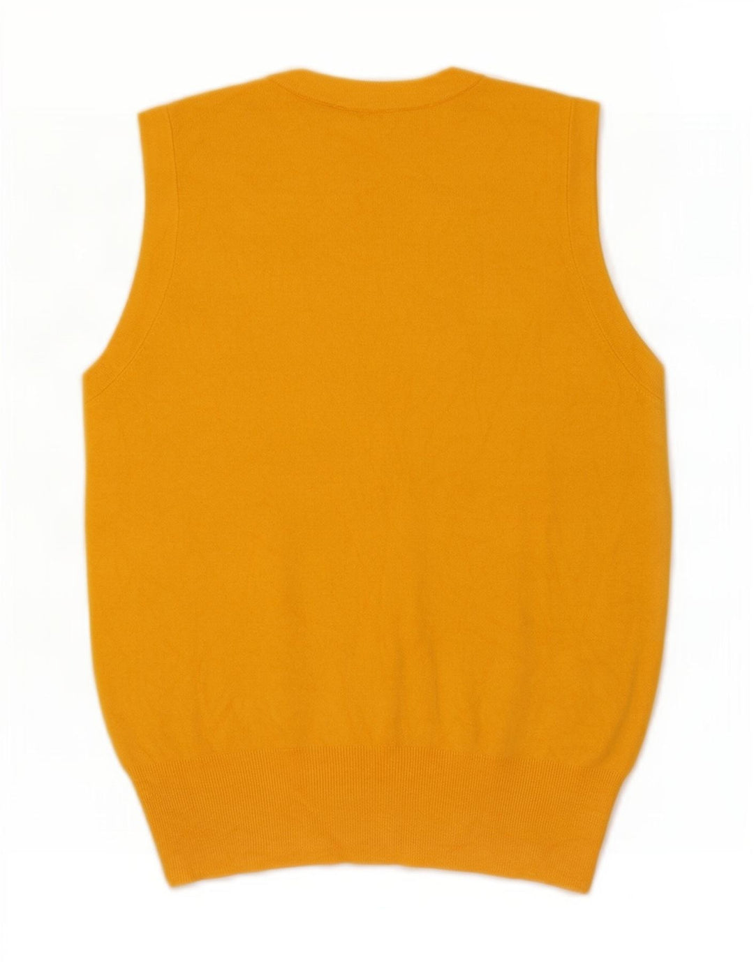 Zara Womens Vest Tank Top UK 12 Médio Amarelo Viscose