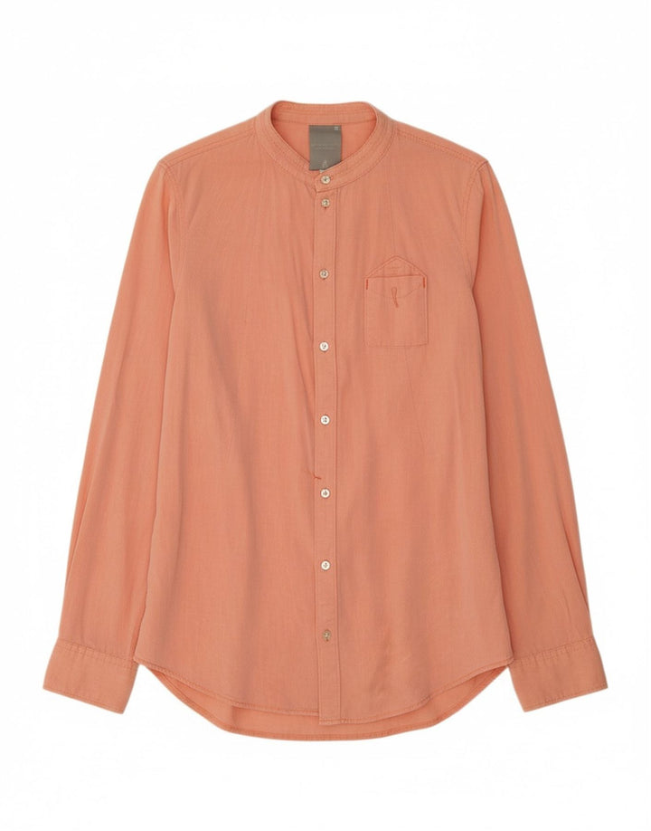 Camisa feminina G-STAR UK 12 algodão laranja médio
