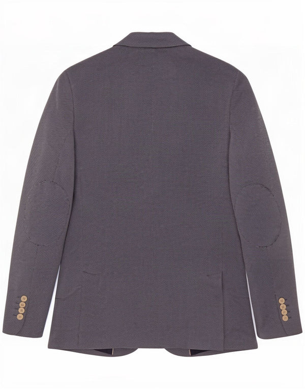 Jaqueta blazer masculina Zara com 2 botões Reino Unido 40 grande algodão azul