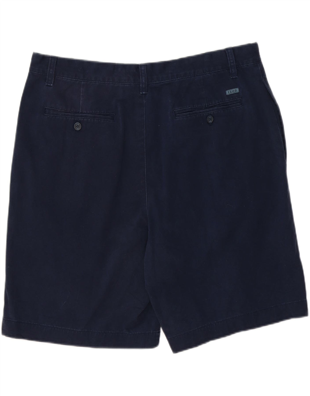 IZOD Mens Chino Shorts W38 XL Navy Blue Cotton Vintage Izod and Second-Hand Izod from Messina Hembry 