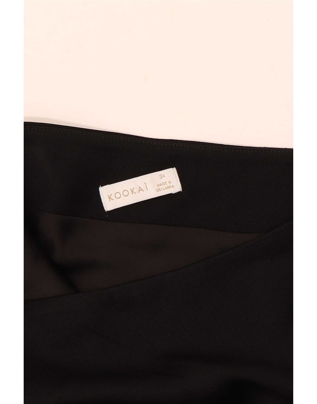 Macacão feminino de um ombro Kookai EU 34 XS preto