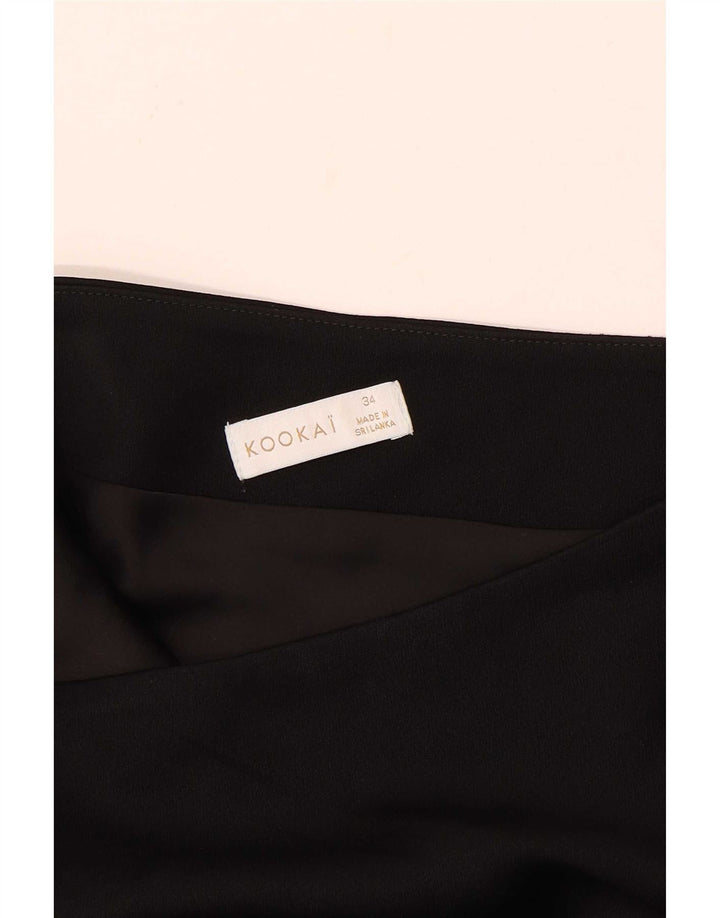 Macacão feminino de um ombro Kookai EU 34 XS preto