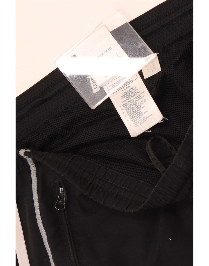 Adidas Mens Treino Calças Médio Preto Poliéster Esportes