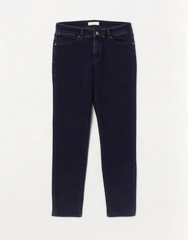 Jeans Wrangler feminino slim W28 L32 algodão azul marinho