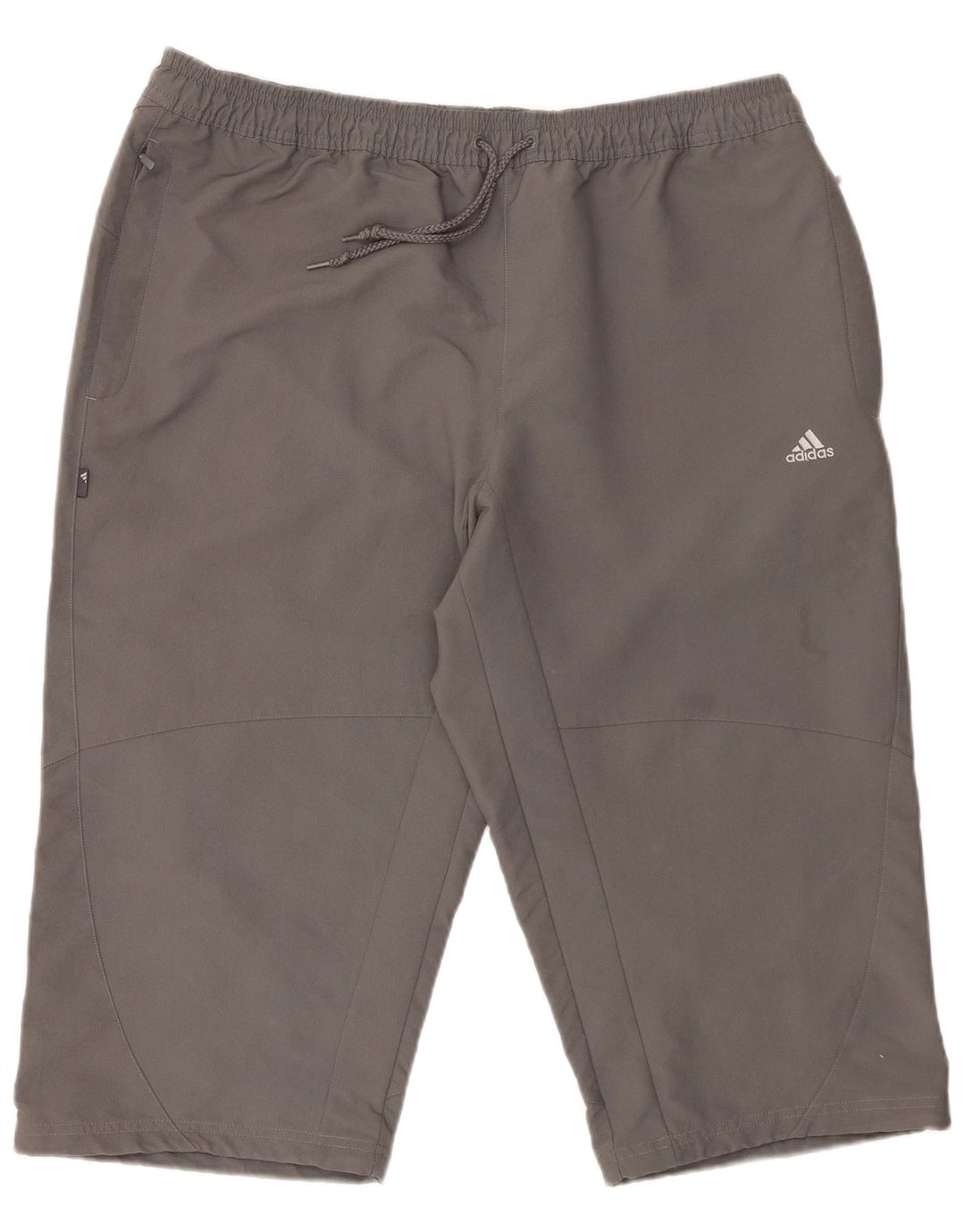 ADIDAS Mens Bermuda Sport Shorts XL Cinza Poliéster