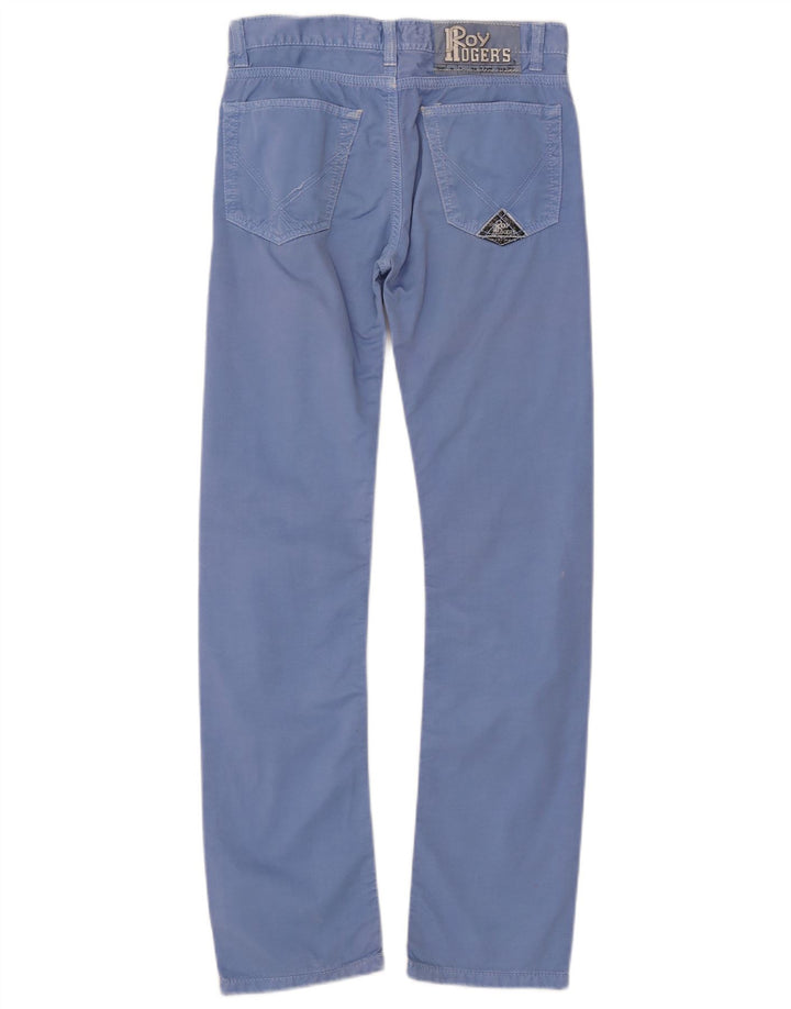 ROY ROGERS Calça casual masculina Seven Bell Slim 11-12 anos W27 L29 Azul