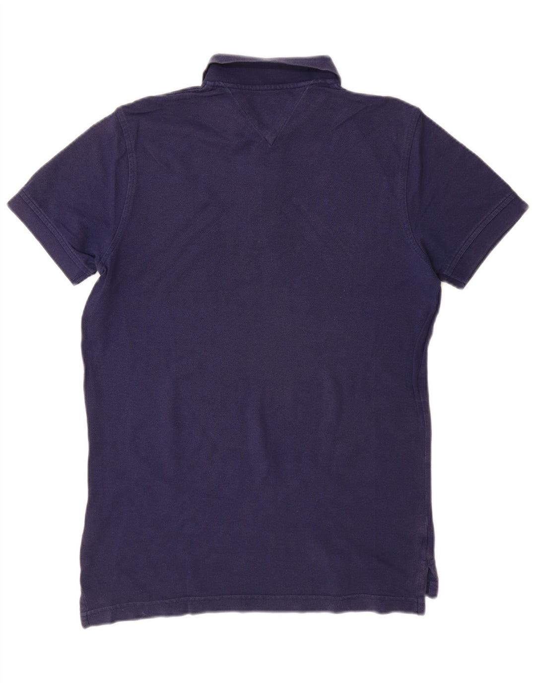 Camisa polo masculina Tommy Hilfiger Regular Fit pequena algodão azul marinho