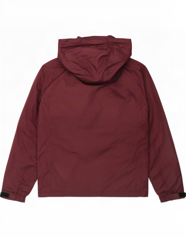 Jack & Jones Mens Hooded Rain Jacket UK 38 Médio Borgonha Nylon