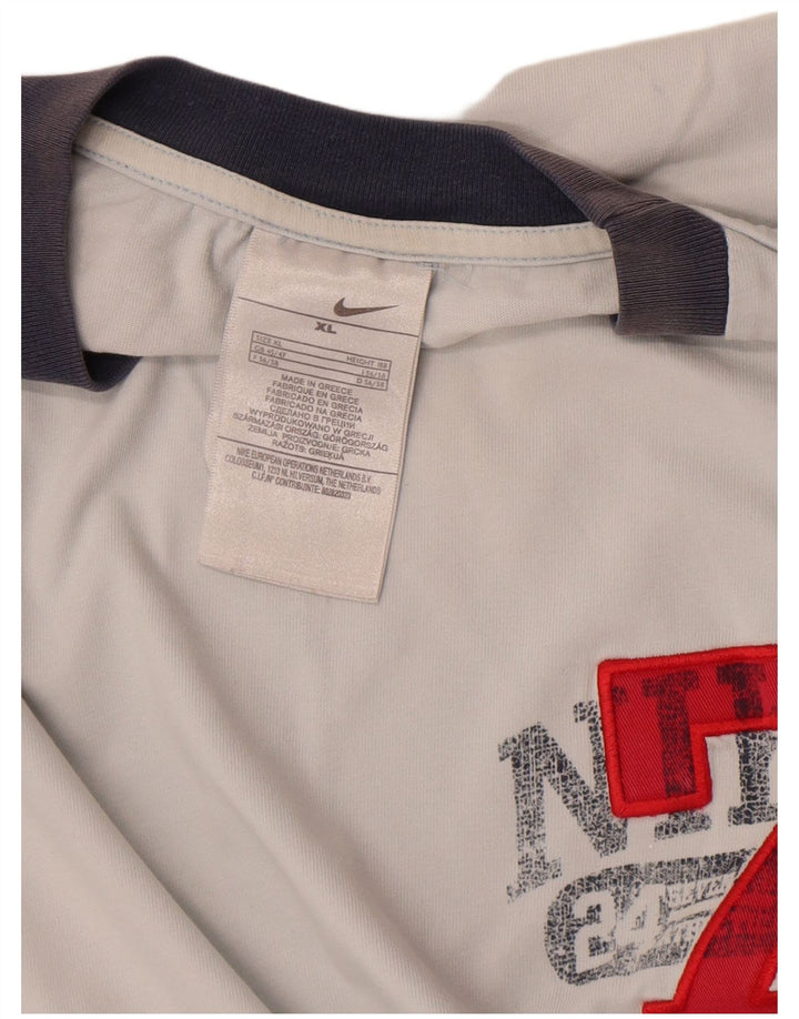 Camiseta Nike masculina gráfica Top XL algodão branco