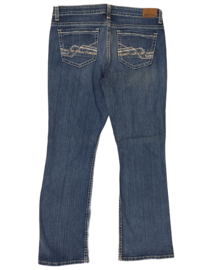 Calça jeans feminina BKE Bootcut W32 L31 algodão azul