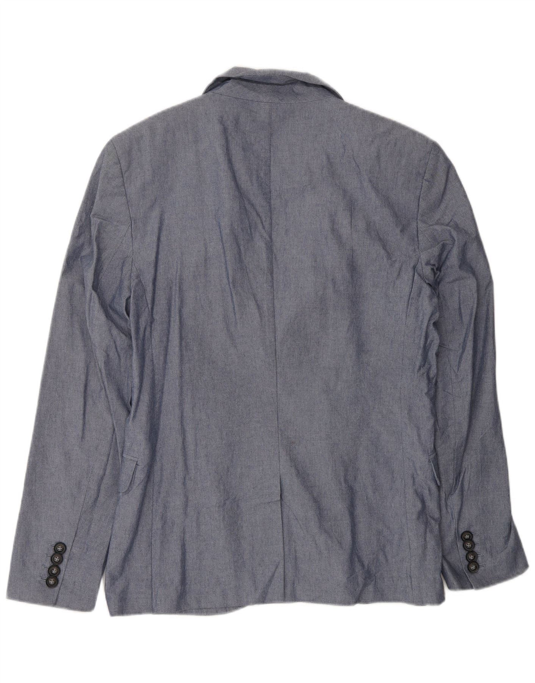 Jaqueta blazer masculina de 2 botões Jack Wills Reino Unido 38 algodão azul médio