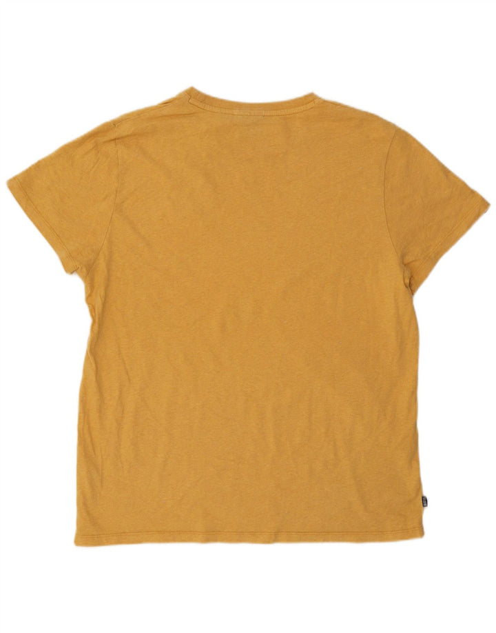 Camiseta masculina Superdry Top 3XL algodão amarelo