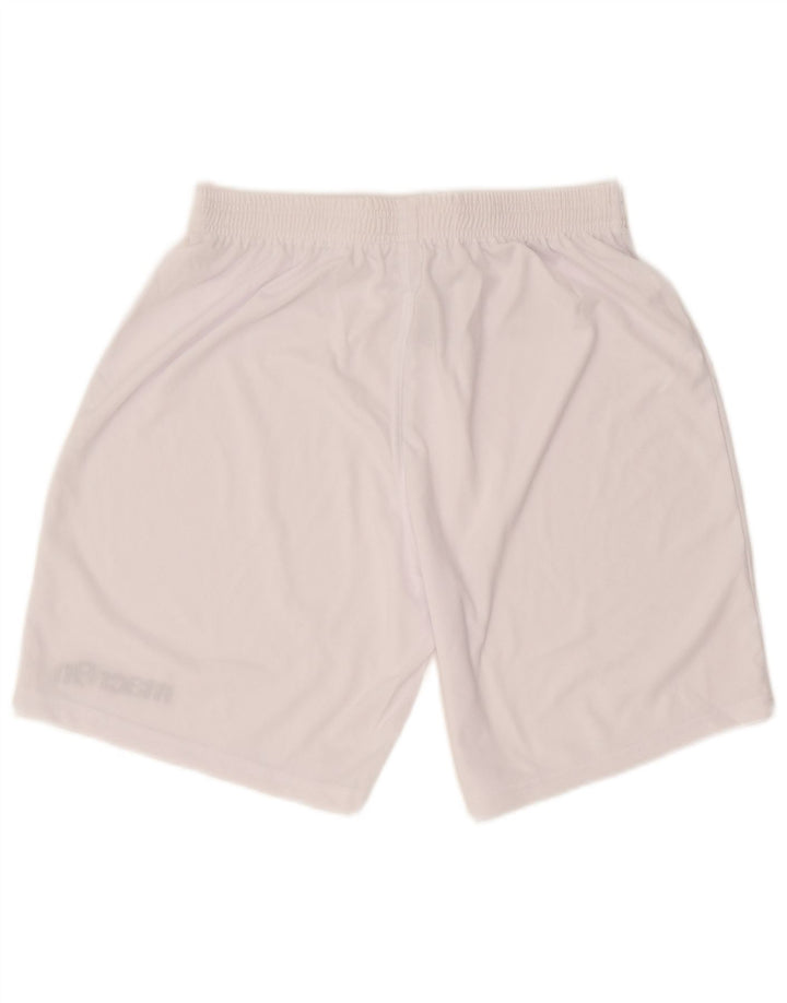 Shorts esportivos gráficos masculinos Macron XL branco