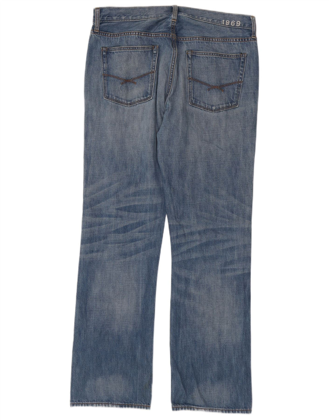 Gap Mens Bootcut Jeans W34 L34 Azul Algodão