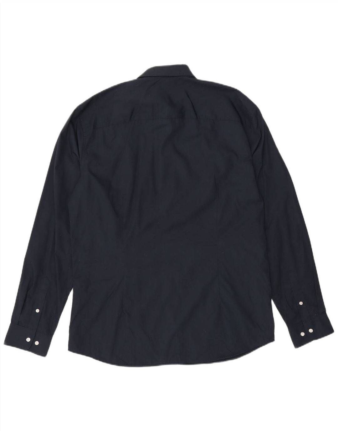 Camisa masculina JACK & JONES XL azul marinho poliéster