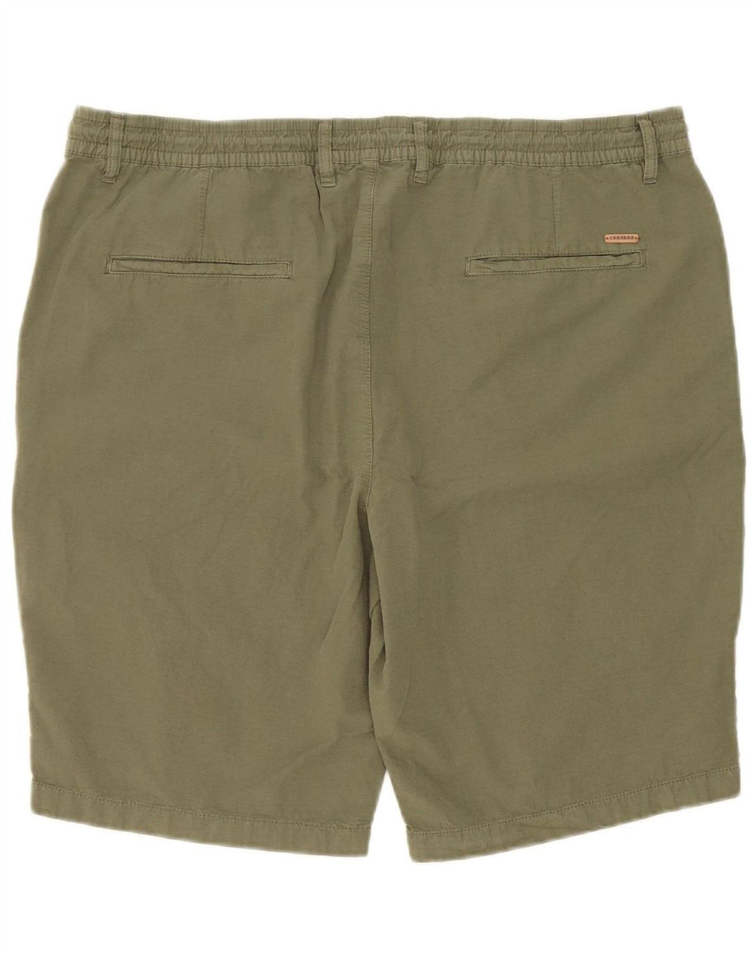Shorts chino masculino CARRERA regular 2XL W42 algodão cáqui