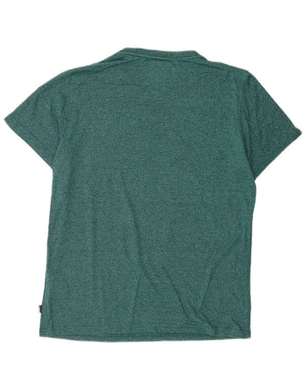 Camiseta gráfica masculina Superdry Top XL algodão verde