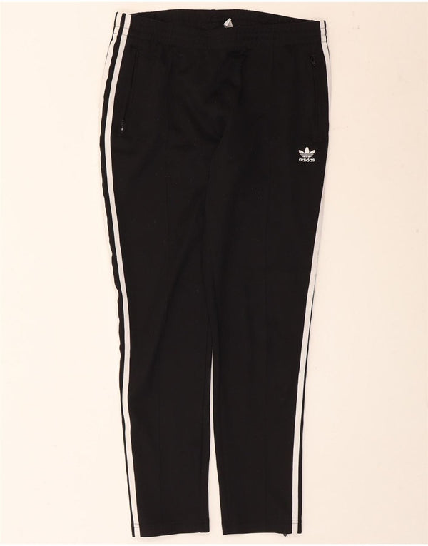 Calça de treino feminina Adidas UK 14 médio preto algodão