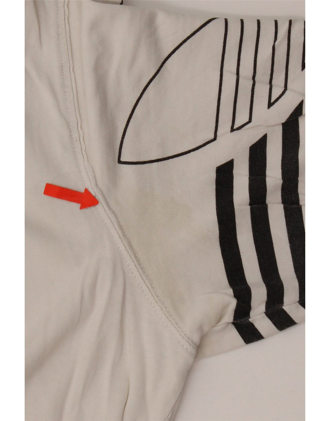Adidas Mens Graphic T-Shirt Top Grande Algodão Branco