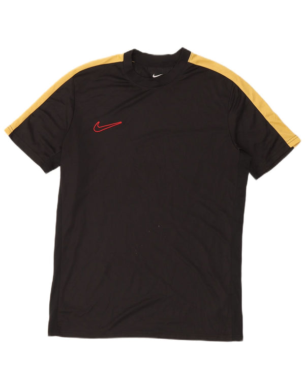 Camiseta Nike Masculina Dri Fit Slim Fit Top Grande Preto Colourblock Poliéster