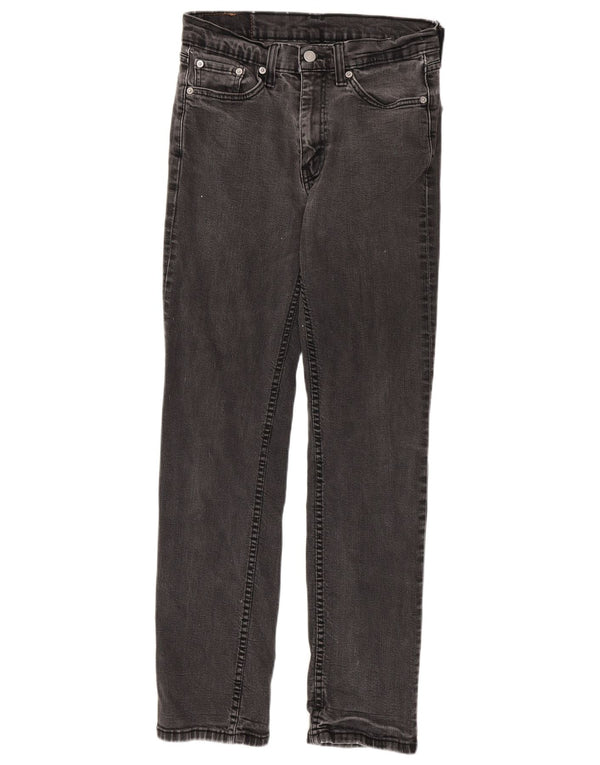 Calça jeans masculina Levi's 514 Straight W30 L32 cinza algodão