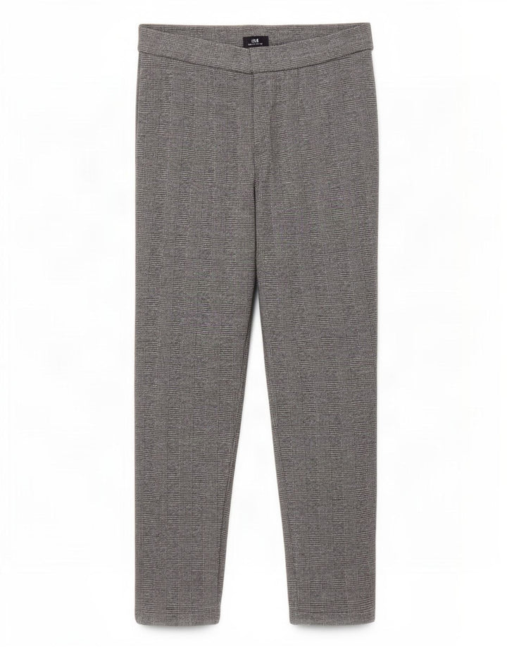 Leggings femininas Marks & Spencer Reino Unido 14 grande cinza houndstooth poliéster