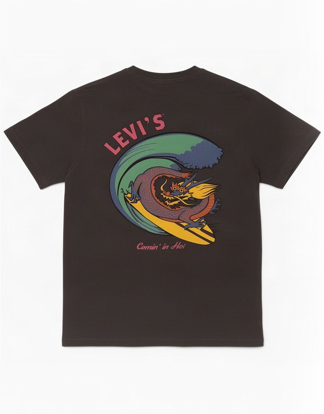 Camiseta gráfica masculina Levi's cinza médio